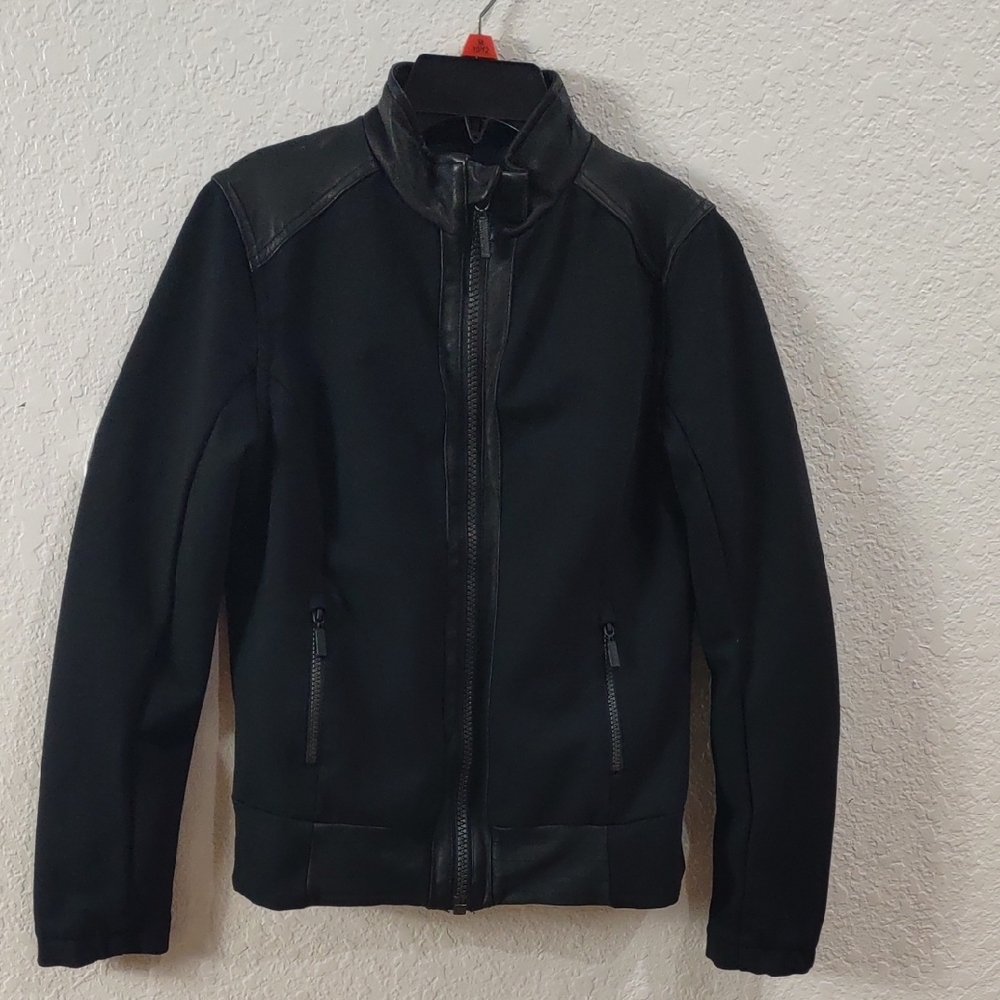 HARLEY DAVIDSON Black Zip-Up Jacket